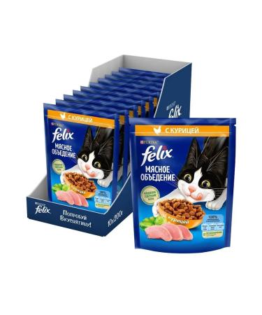 FELIX Dry food for cats "Meat Obel" with chicken 10 kg - Buy Online on GoSupps.com