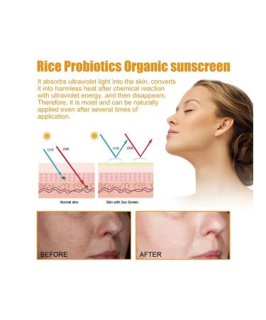 Organic sunscreen with probiotics and rice - Buy Online on GoSupps.com