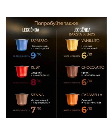 Poetti Coffee in Leggenda Vanillito capsules 10 pcs UP 2 units - Buy Online on GoSupps.com