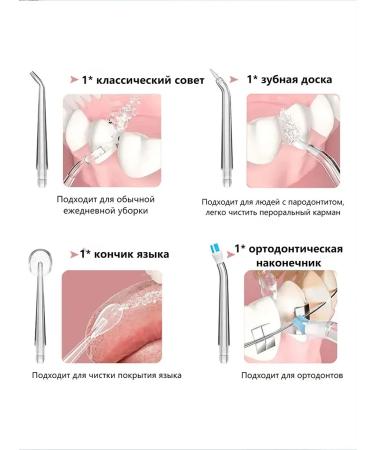 Pesitro Irrigator for teeth 4 nozzles 3 modes large tank - Buy Online on GoSupps.com