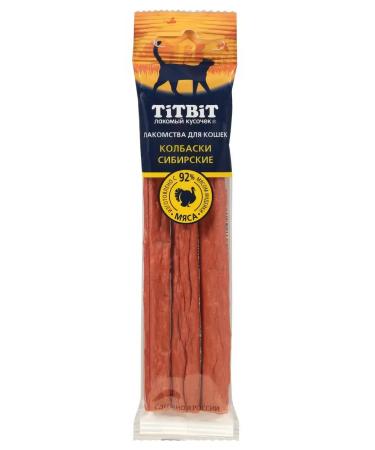 TiTBiT Delicacy gold collection Siberian sausage for cats
