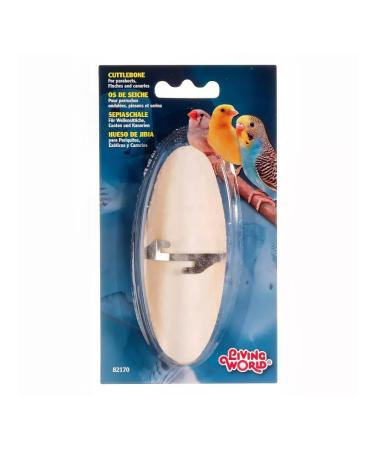 Living World Sepia stone for birds with fastening large