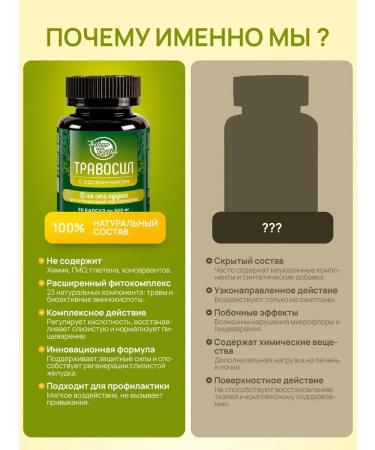 Silver Hiller Praised the capsules for the stomach with high acidity - Buy Online on GoSupps.com