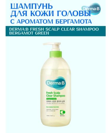 Derma:B Shampoo for the scalp with the aroma of bergamot 1000 ml