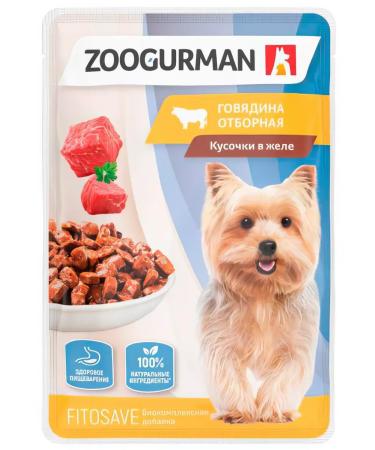 Zoogourman Dog feed 85 g 30 pcs