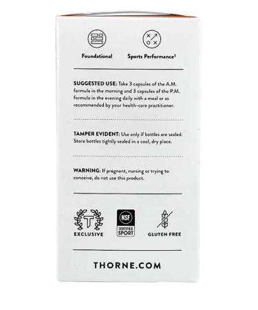 Thorne Research Multivitamins of elites NSF 2 jars of 90 capsules - Buy Online on GoSupps.com