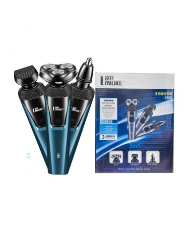 Set of trimmers Lingke 8806 three in one for men electric - Buy Online on GoSupps.com