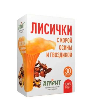 ALFIT Lyshechiks with aspen bark and cloves 30 capsules - Buy Online on GoSupps.com