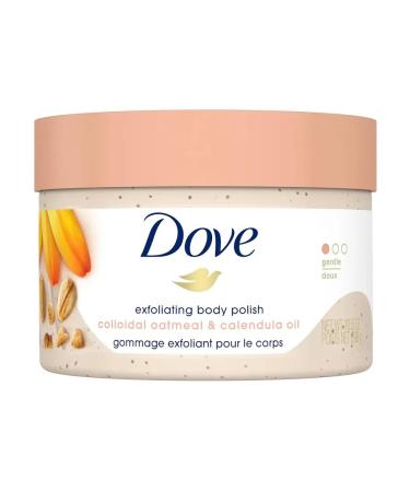 DOVE Body scrub with colloidal oatmeal and calendula oil