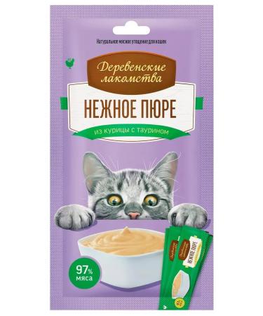 Country delicacies Cat a treat puree from chicken 40 g