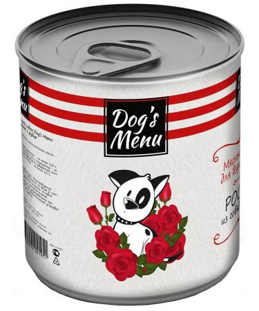 Dog's Menu Dog feed 750 g 6 pcs
