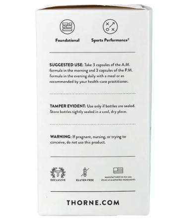 Thorne Research Multivitamins of elite 2 jars of 90 capsules - Buy Online on GoSupps.com