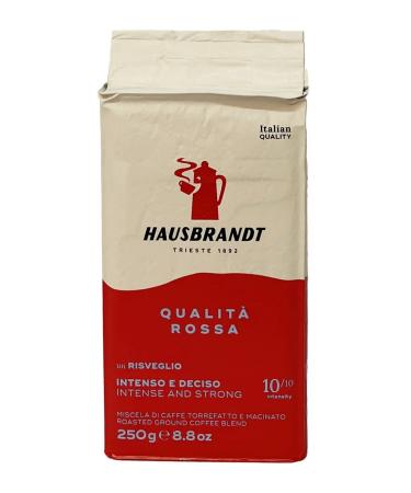 Hausbrandt Ground Coffee Qualita Rossa 250 gr - Buy Online on GoSupps.com