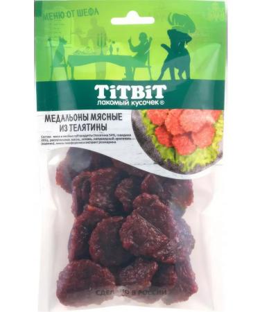 TiTBiT Dog treating meat veal medallions 80 g