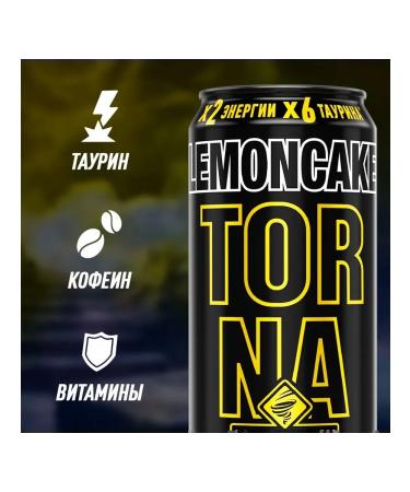 Tornado Energy Tornado Lemoncake Energy 0.45l x 12pcs - Buy Online on GoSupps.com