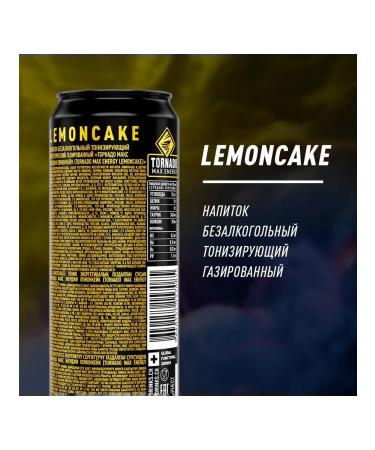 Tornado Energy Tornado Lemoncake Energy 0.45l x 12pcs - Buy Online on GoSupps.com