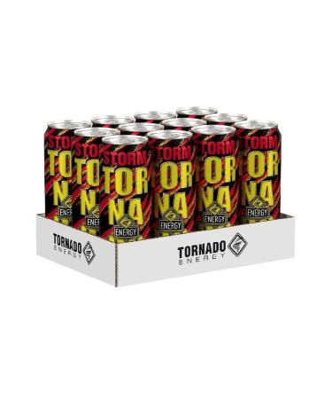 Tornado Energy Tornado Storm energy drink 0.45l x 12pcs - Buy Online on GoSupps.com