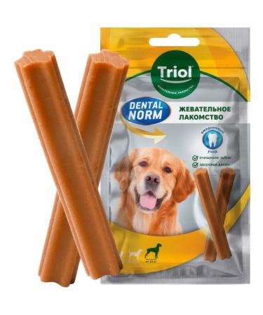 Triol Dental norm treats chewing sticks for dogs of large - Buy Online on GoSupps.com