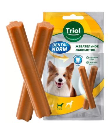 Triol Dental norm treats chewing sticks for medium dogs - Buy Online on GoSupps.com