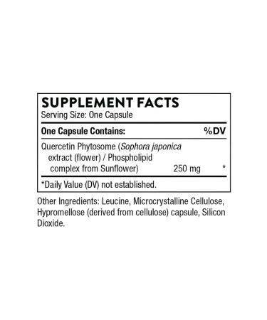 Thorne Research Quercetin Quercetin Phytosome 60 capsules - Buy Online on GoSupps.com