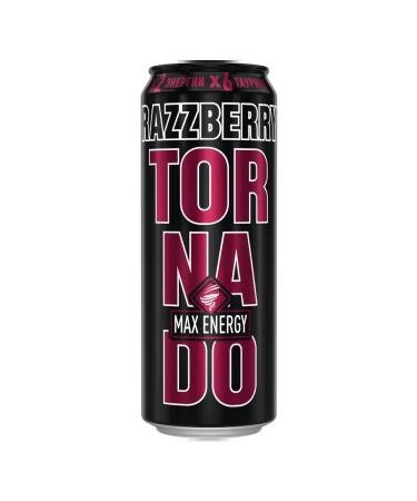 Tornado Energy Tornado Razzberry Energy 0.45l x 12pcs - Buy Online on GoSupps.com
