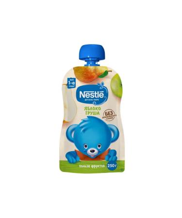 Nestle Mashed potatoes children's fruit apple-brigade 250g 4pcs - Buy Online on GoSupps.com