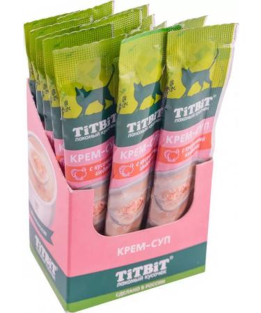 TiTBiT Cotton treat cream-soup with turkey 10 g x 16 pcs - Buy Online on GoSupps.com