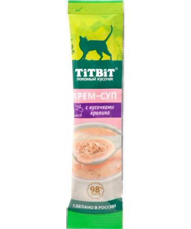 TiTBiT Cotton treat cream-soup with rabbit 10 g x 16 pcs