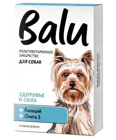 Balu Dog treating health and strength with calcium 50 g 100 tab