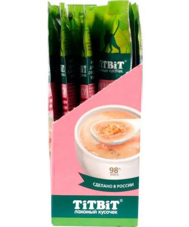 TiTBiT Cotton treat cream-soup with veal 10 g x 16 pcs - Buy Online on GoSupps.com