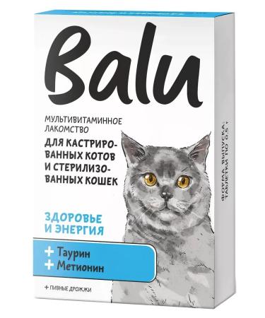 Balu A treat for sterilized cats with taurin 65 g 130 tab