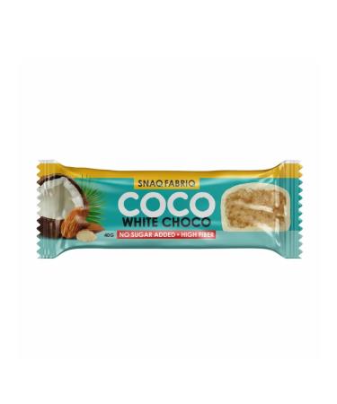 Snaq Fabriq Baton Coco White Choco Coconut-Mindal Dessert 40 g