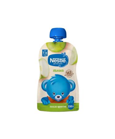 Nestle Puree children's fruit apple 250g 2pcs - Buy Online on GoSupps.com