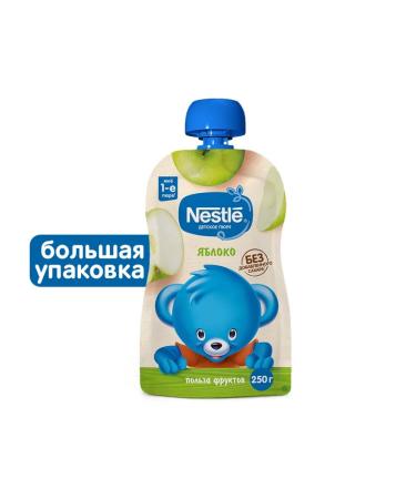 Nestle Puree children's fruit apple 250g 6pcs - Buy Online on GoSupps.com