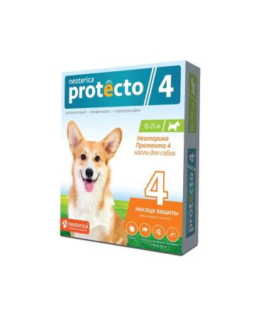Neoterica Protecto dog drops 10-25 kg 2 pcs P303 (protrud)
