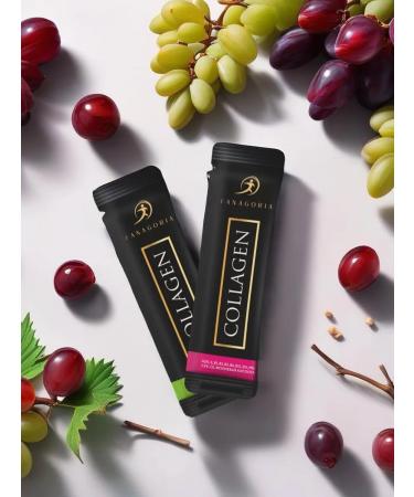 Fanagoria Collagen Sea stick White grapes in a box 15pcs - Buy Online on GoSupps.com