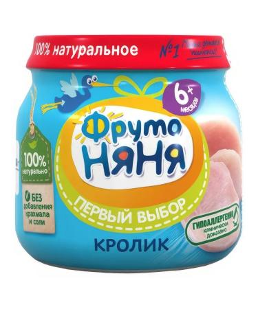 Frutonyanya Puree meat rabbit from 6 months 80g