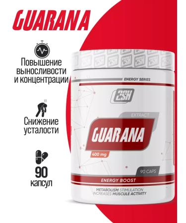 2SN Guarana Caps Guarana extract 400 mg capsule energy 90pcs