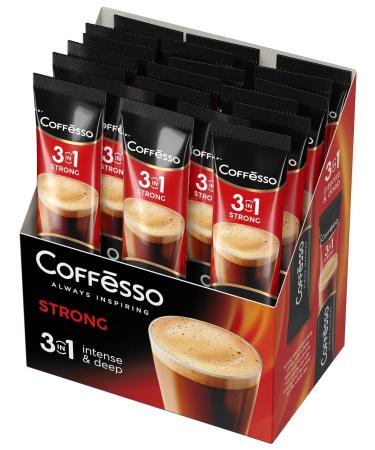 COFFESSO Soluble coffee 3 in 1 in bags strong 20 pcs - Buy Online on GoSupps.com
