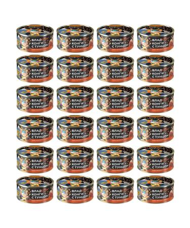 VLADKON Buckwheat porridge with tuna 24 cans - Buy Online on GoSupps.com