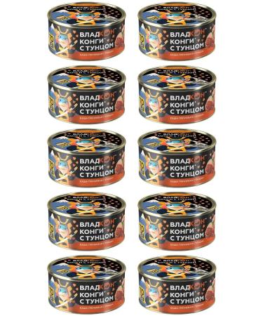 VLADKON Buckwheat porridge with tuna 10 cans - Buy Online on GoSupps.com