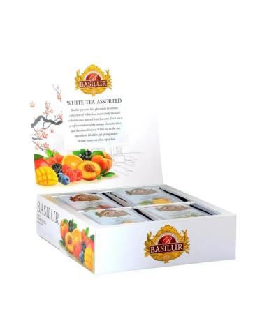 Basilur White Tea Collection Assortment 40 pack - Buy Online on GoSupps.com