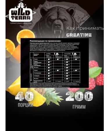 WILD TERRA Protein Whey Protein Chocolate + Creatine Creatine Pineapple - Buy Online on GoSupps.com