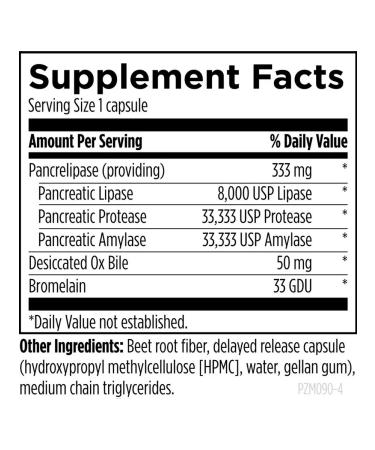 Pancreatic Enzyme Complex complex of pancreatic enzymes - Buy Online on GoSupps.com