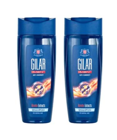 GILAR Hair shampoo men's Keratin Extracts 400 ml 2 pcs