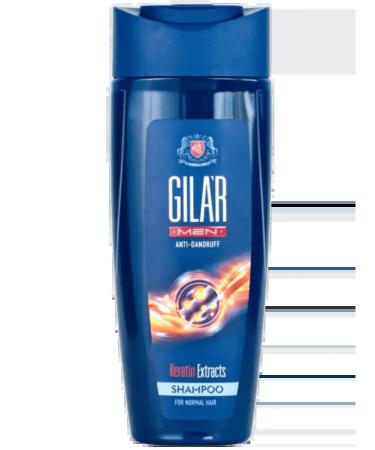 GILAR Hair shampoo men's Keratin Extracts 400 ml 2 pcs - Buy Online on GoSupps.com