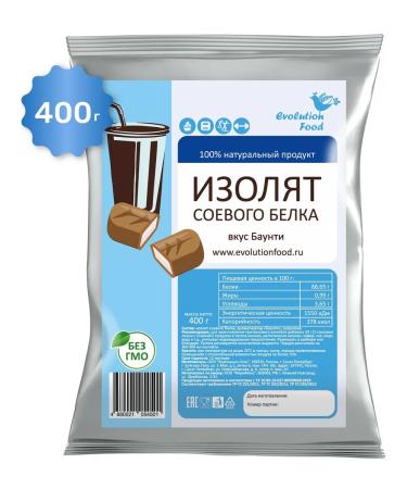 Evolution Food Isolate the soy protein of the bounty 400 g