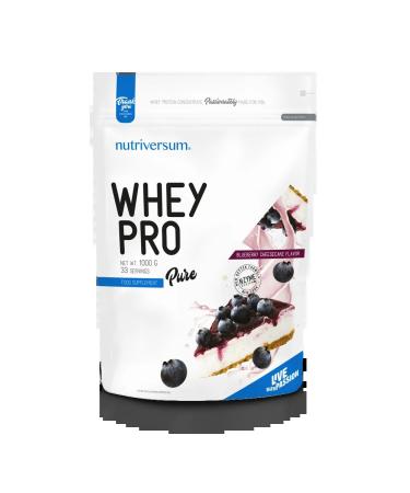Nutriversum Whey Pro Whey Protein 1000g Blueberry Cheesecake Flavor