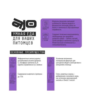 AJO Dry food for dogs Sense with buckwheat 2kg - Buy Online on GoSupps.com