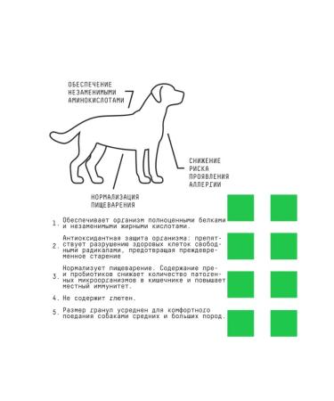 AJO for dogs of medium and large breeds prone to allergies 2 kg - Buy Online on GoSupps.com